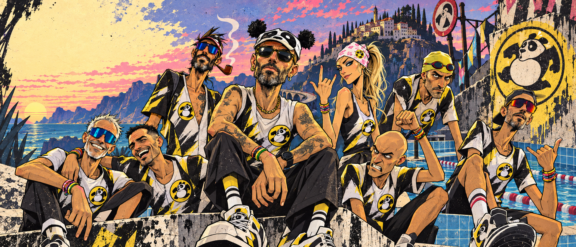 La Panda Crew nell’universo illustrato Team Panda